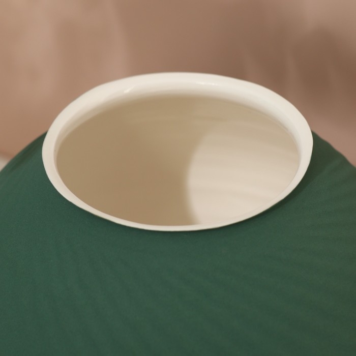 Ваза для цветов декоративная &laquo;Толедо&raquo; цвет нефритовый 20 х 14 х 14 см