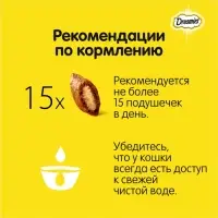 Лакомство Dreamies для кошек, лосось/сыр, 60 г