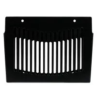 Лоток для бумаг Стамм, А4, настенный, пластиковый, 1 отделение, чёрный, 26&times;10&times;34 см