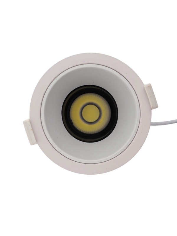 Светильник светодиодный встраиваемый, поворотный, 6Вт, 6500К, с драйвером, D75, белый Светильник светодиодный встраиваемый, поворотный, 6Вт, 6500К, с драйвером, D75, белый