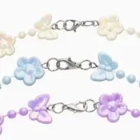 Бусы детские Выбражулька «Бабочки», 40 см, цвет МИКС Бусы детские Выбражулька «Бабочки», 40 см, цвет МИКС