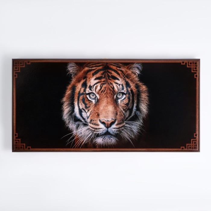 Нарды деревянные большие, настольная игра Нарды деревянные большие, настольная игра "Тигр", 50 х 50 см