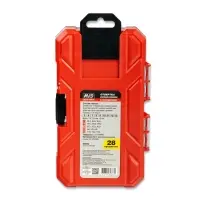 Отвертка реверсивная с насадками (28 предметов) AVS ORS28