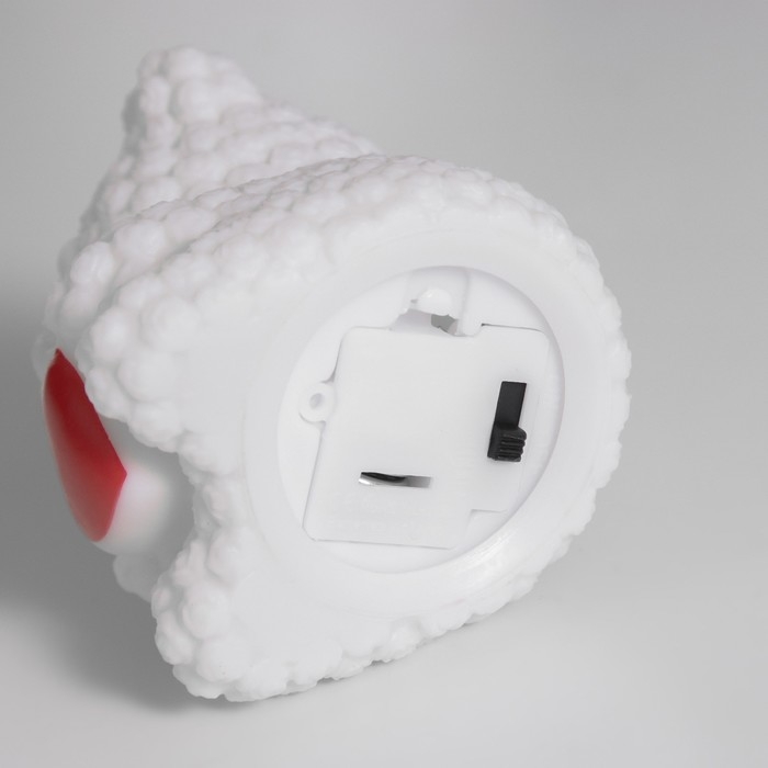 Ночник "Мишка с сердцем" 2Вт LED LR44 белый 4,5х6х7см