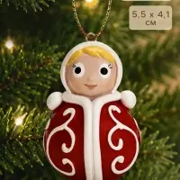 Ёлочная игрушка &laquo;Неваляшка&raquo;