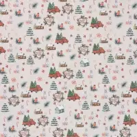 Бумага упаковочная новогодняя, крафт &laquo;Волшебного Нового года!&raquo;, 70&times;100 см,1 лист