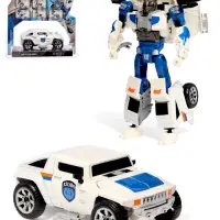 Робот &laquo;Полицейский внедорожник&raquo;, с металлическими элементами, трансформируется