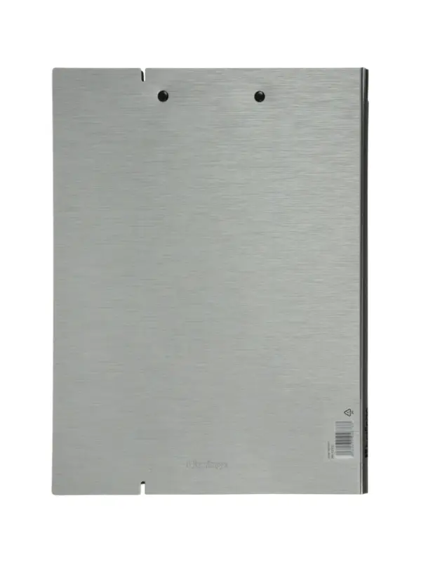 Планшет-трансформер А4 с зажимом "Steel&Style", пластик (полифом), 1800мкм, серебристый металлик 110