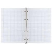 Тетрадь общая А5 120л.клет,кольца,обл.пластик,Infolio Study,Camomiles,N3396