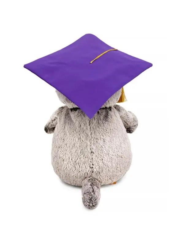 Мягкая игрушка &laquo;Кот Басик&raquo; 25 см, в академической шапочке МИКС