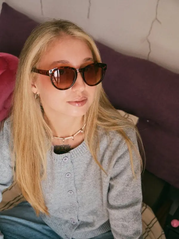 Очки солнцезащитные женские &laquo;OneSun. Леопардовый принт&raquo;, uv 400, линза 5.2&times;6 см, коричневый