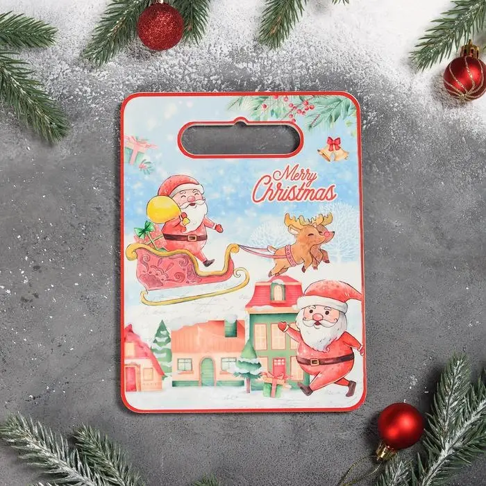 Подставка под горячее Доляна «Зимний праздник», 20×15 см Подставка под горячее Доляна «Зимний праздник», 20×15 см