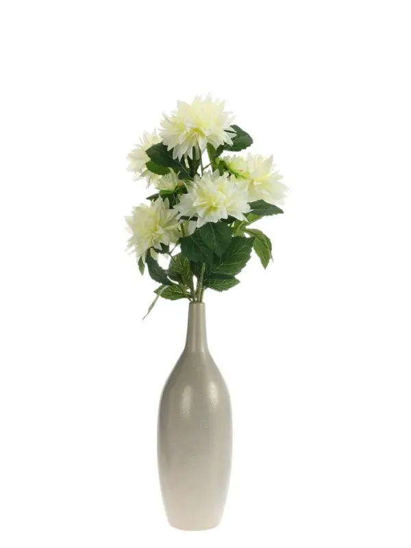 Цветы искусственные &laquo;Георгин садовый галант&raquo;, 11&times;61 см, белые