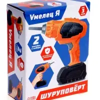 Шуруповёрт &laquo;Умелец Я&raquo;, работает от батареек