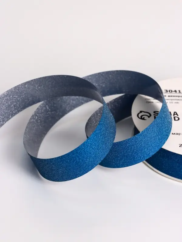 Лента &laquo;ТИФФАНИ&raquo; для декора и подарков, синий, 2 см &times; 50 м