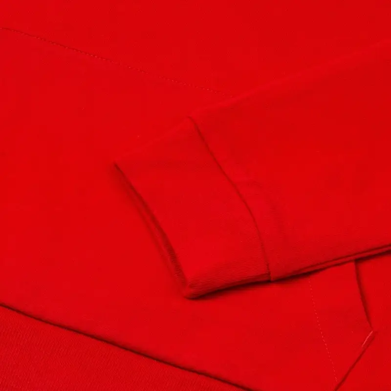 Толстовка на молнии с капюшоном Siverga Heavy, красная (алая), размер XS