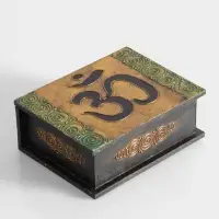 Шкатулка &laquo;Ом&raquo;, 19&times;15&times;7 см, МДФ