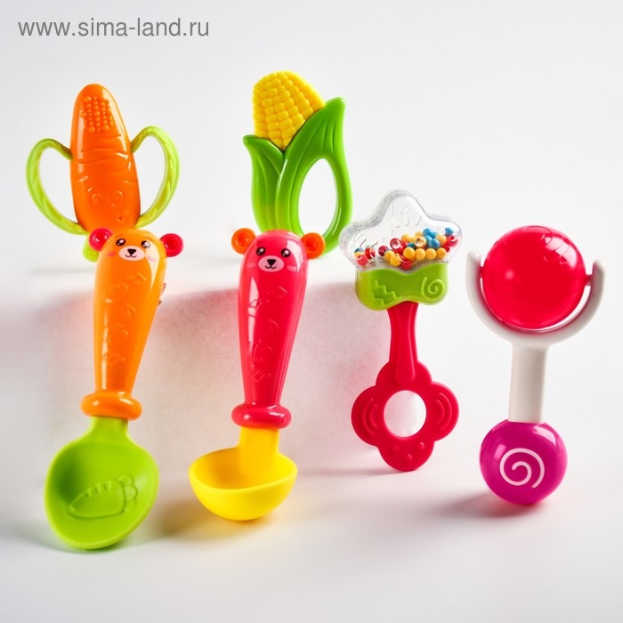 Набор погремушек «Наш малыш», 6 шт., Крошка Я Набор погремушек «Наш малыш», 6 шт., Крошка Я