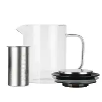 SATOSHI Монблан Чайник заварочный 1200мл, стекло, нерж.сталь