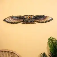 Панно &laquo;Парящая сова&raquo;, 100&times;1.5&times;20 см, дерево