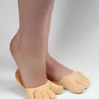 Полустельки с закрытыми пальцами, 12 см, пара, бежевые