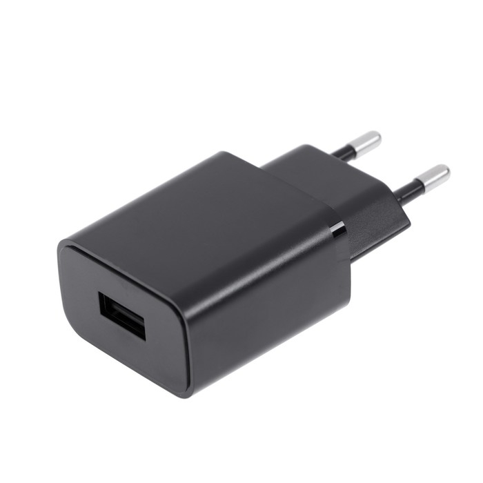 Сетевое зарядное устройство Borofone BA52A, USB, 2.1 А, чёрное Сетевое зарядное устройство Borofone BA52A, USB, 2.1 А, чёрное