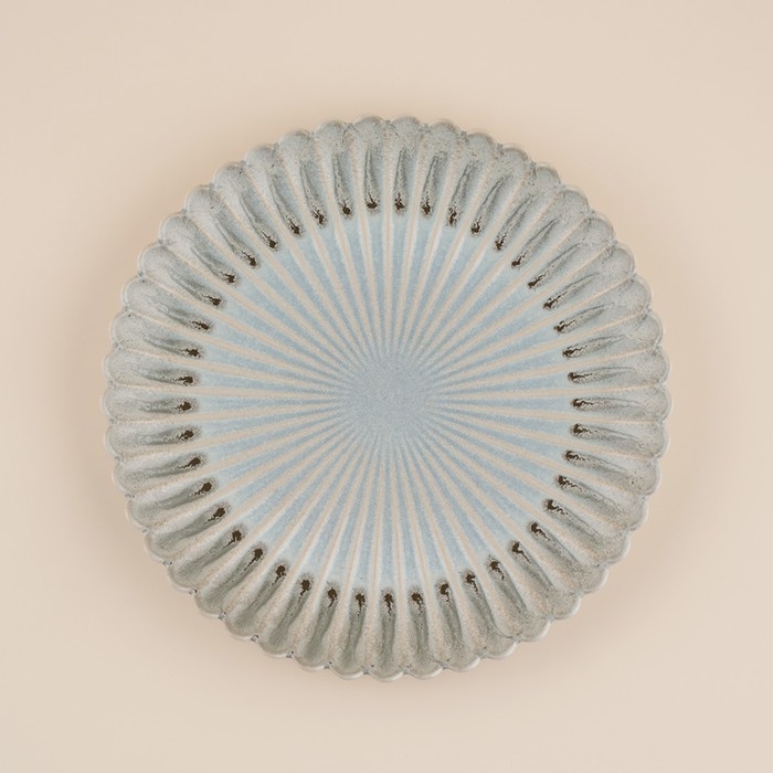 Блюдо для подачи SL Home &laquo;Эхо Крита&raquo;, d=25,5 см, цвет голубой