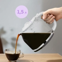 Кофеварка капельная электрическая КТ-7453 - 900 Вт