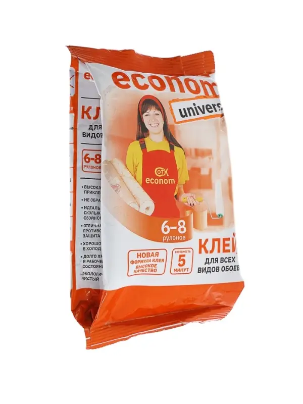 Клей для обоев универсальный ECONOM, 200 г