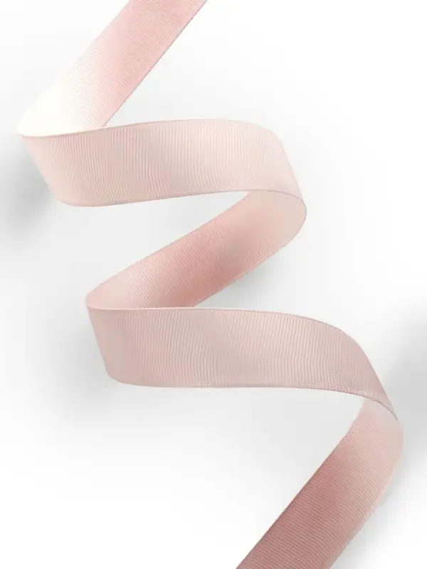 Лента репсовая, 25 мм, 23&plusmn;1 м, персиковая №07