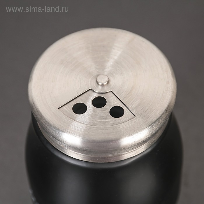 Солонка стеклянная «Стиль», 160 мл, надпись МИКС Солонка стеклянная «Стиль», 160 мл, надпись МИКС