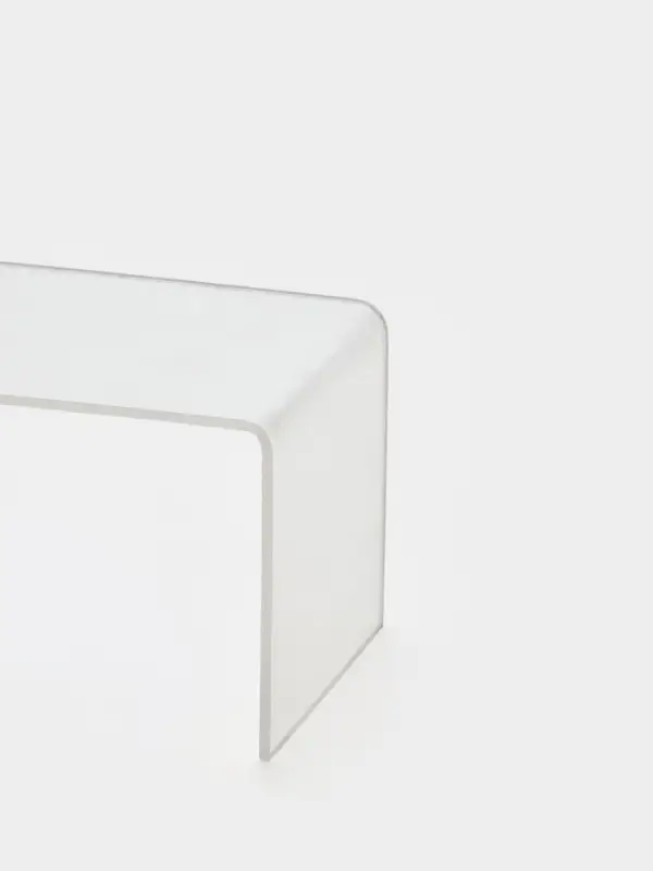 Подставка ступенька одинарная, 10.5&times;6&times;6 см, оргстекло 2 мм