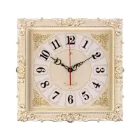 Часы настенные интерьерные &laquo;Барака&raquo;, бесшумные, плавный ход, 38&times;38 см, белые, золотистые