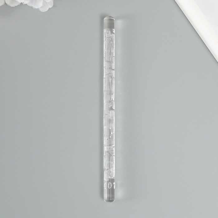 Скалка для творчества акрил Скалка для творчества акрил "Каменная кладка" 16х1 см