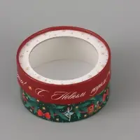 Коробка подарочная для макарун, тубус с окном &laquo;Щелкунчик&raquo;, 12&times;12&times;5 см