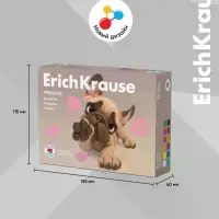 Гуашь 12 цветов ErichKrause Frenchie, 17 мл