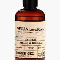 Набор женский VEGAN.Love.Studio "Pepper, Amber, Neroli": гель для душа 300 мл + крем-лосьон 150 мл 1