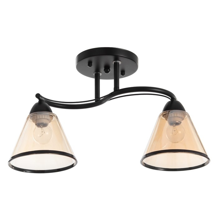 Люстра Люстра "Эдотт" 2хЕ27 40Вт черный 43х15х25 см BayerLux