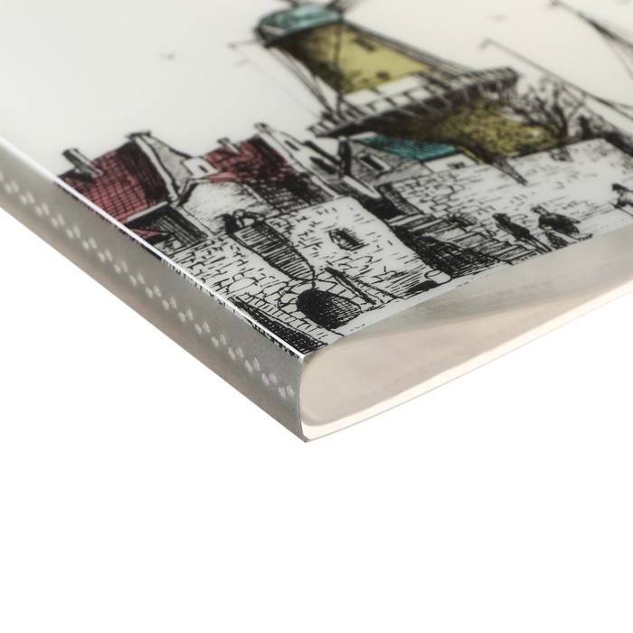 Папка формат А4, с 40 прозрачными файлами Папка формат А4, с 40 прозрачными файлами "Город", МИКС