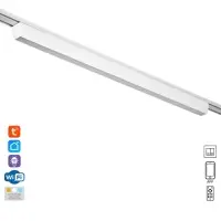 Светильник трековый BayerLux SLIM &laquo;Линия-66&raquo;, LED, 36 Вт, 3000K-6000К, 48 В, CRI90, 3.2&times;3.8&times;66.2 см, белый