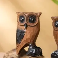 Сувенир интерьерный "Совушки" 15х9х14 см, дерево Сувенир интерьерный "Совушки" 15х9х14 см, дерево
