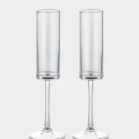 Набор бокалов для шампанского Just for you, 180 мл, 2 шт., 7&times;24 см, стекло, прозрачный