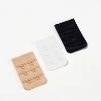 Застёжка-удлинитель для бюстгальтера TEIRA, 3 ряда 2 крючка, 3.2&times;5 см, набор 3 шт.
