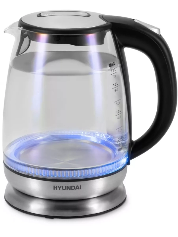 Чайник HYK-G8800 1,7л 2200Вт серебристый (стекло)