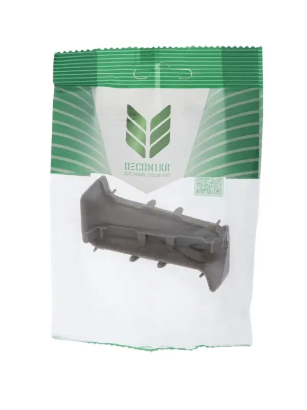 Угол внутренний для плинтуса &laquo;Деконика&raquo;, 70 мм, 2 штуки, цвет 548 лофт серый