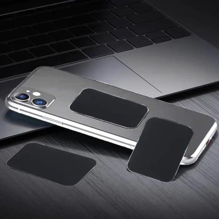 Пластина для магнитных держателей, 3.8×5 см, самоклеящаяся, черная Пластина для магнитных держателей, 3.8×5 см, самоклеящаяся, черная