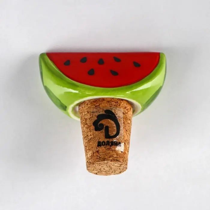 Пробка для бутылки Доляна «Арбуз», 6×6 см