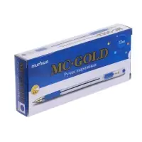 Ручка шариковая MunHwa. MC Gold, синий стержень, узел 0.5 мм