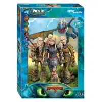 Пазл «Как приручить дракона - 3», 120 элементов