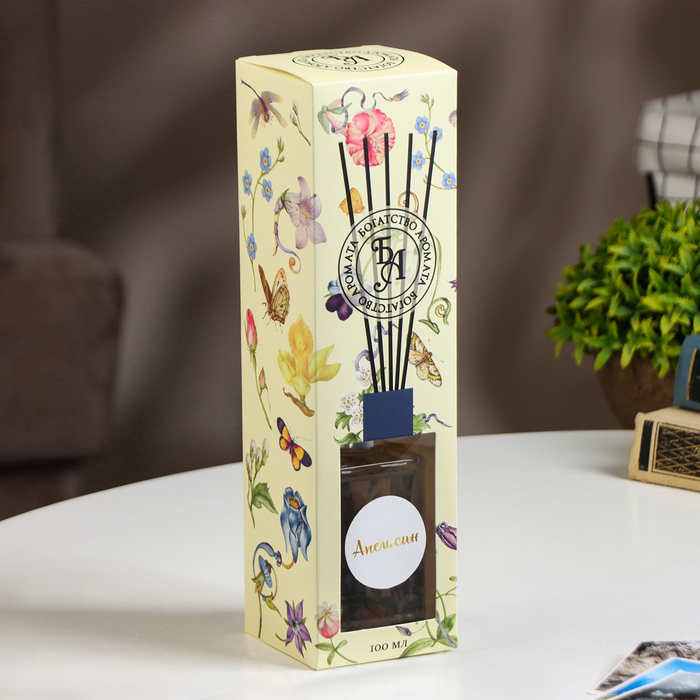 Диффузор ароматический Диффузор ароматический "Артдекор", 100 мл, апельсин, "Богатство Аромата"